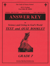 Science & Living in God’s World 7 Answer Key